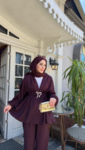 Liyana Kimono Takım Mürdüm