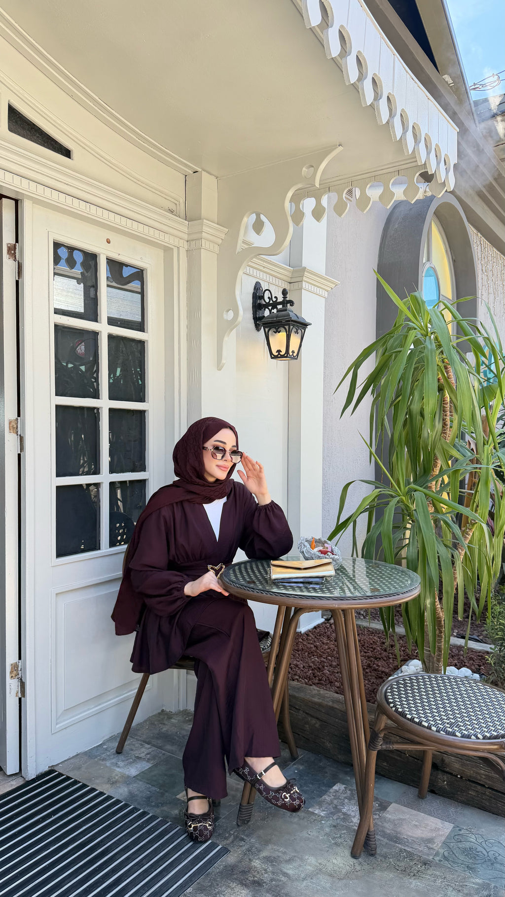 Liyana Kimono Takım Mürdüm