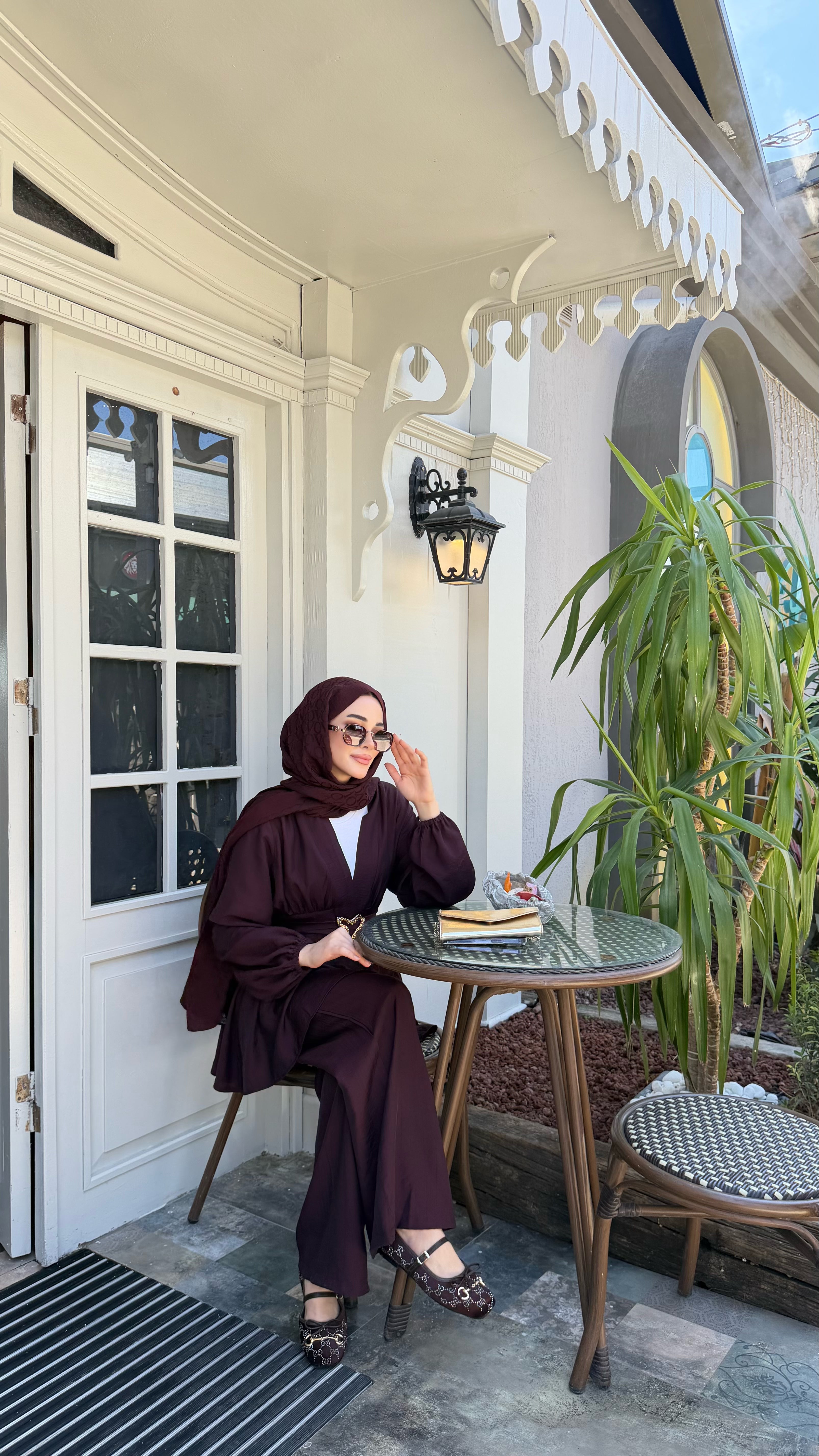 Liyana Kimono Takım Mürdüm