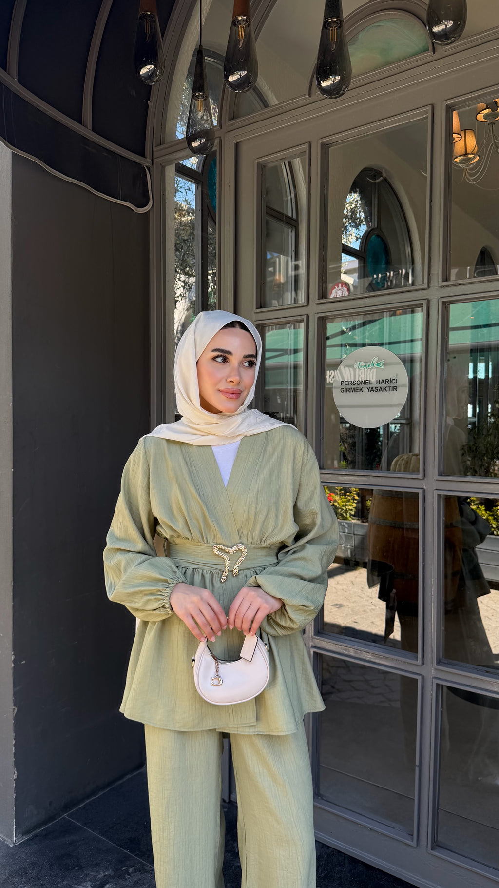 Liyana Kimono Takım Yeşil