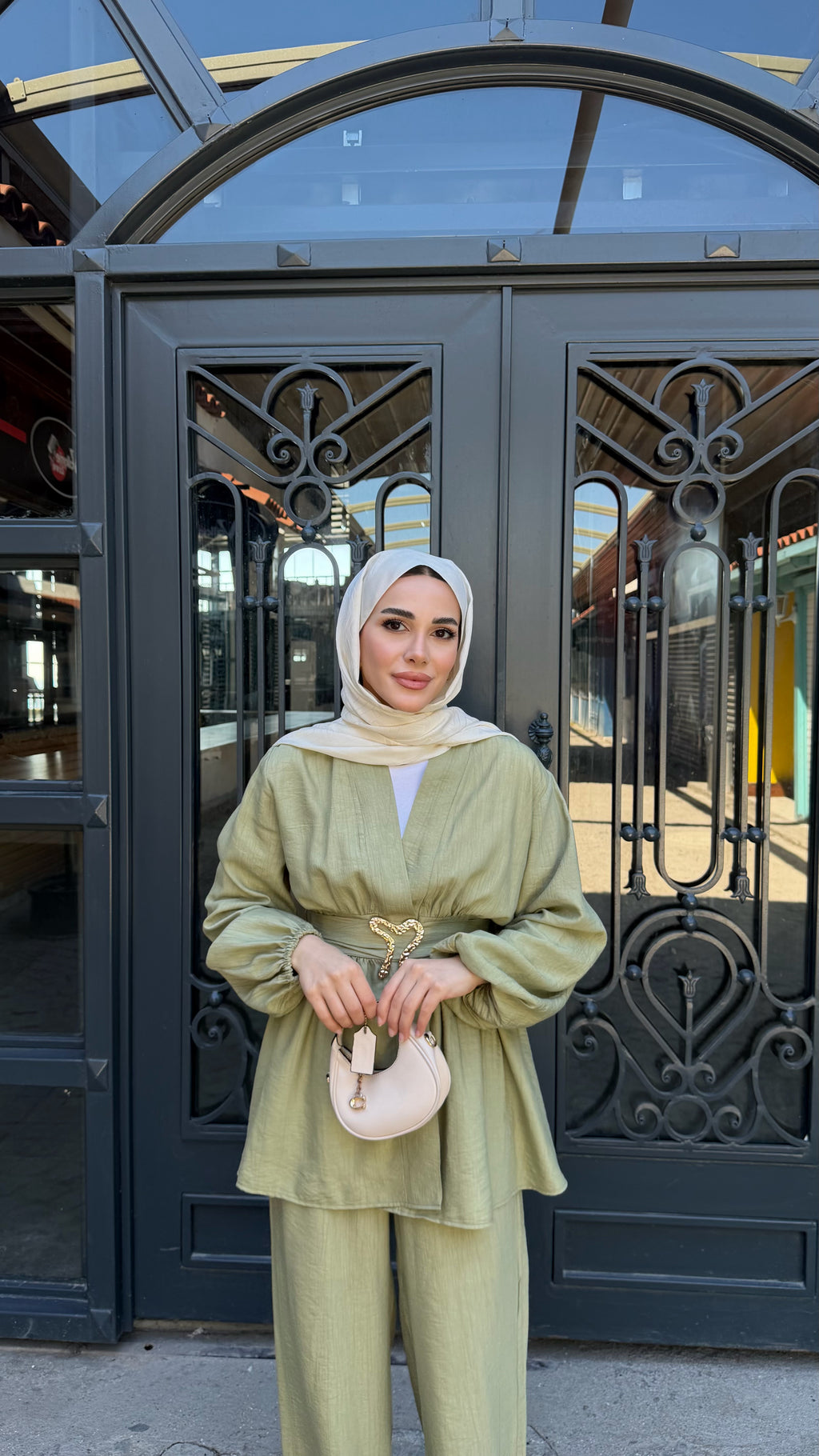 Liyana Kimono Takım Yeşil